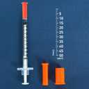 U-100 0.5cc/mL Syringes with 31G 5/16 inch (8mm) Needles Scientific Lab,Individual Package Pack of 100
