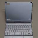 GreenLaw Keyboard Case for iPad mini 7(2024) & Mini 6 (2021) 8.3", Smart Touchpad, 7 Color Backlit, Type-C Rechargeable, 360 Rotate Keyboard Case for iPad mini 7th/6th Generation, Pearlescent Blue