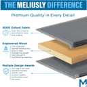 Meliusly Heavy Duty Couch Cushion Support for Sagging Cushions (24x72) Reinforced Plywood Sofa Cushion Support Board for Sagging Seat, Deep Couch Supporter for Under the Cushions, Loveseat Saver