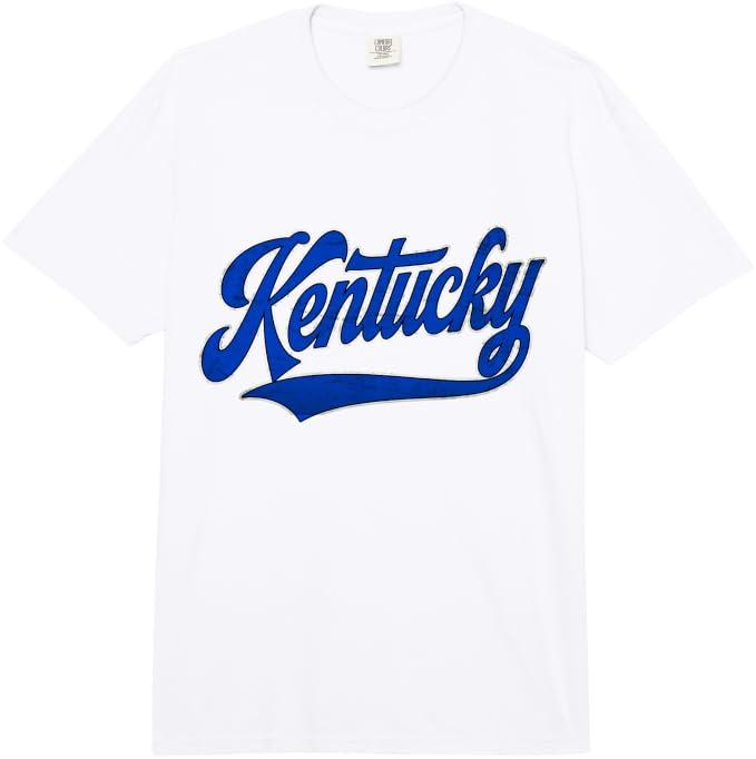 Kentucky Name Personalized Classic Gift Idea T-Shirt (White, M)