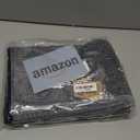 Mordimy Premium Kitchen Towels 6 Pack (18 x 28 Inches, Black), Large Cotton Kitchen Hand Towel, Flat & Terry Dish Towels for Drying Dishes, Super Absorbent Tea Dishtowels Set with Hanging Loop