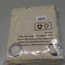 BGment Room Darkening Curtains 95 Inches Long, Grommet Thermal Insulated Blackout Curtains with Wave Line and Dots Printed for Bedroom, 2 Panels, Each 52 x 95 Inch, Beige