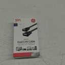 GE Home Electrical DVI-D Dual Link Cable, 10 Foot Cable, Video, 1600 X 1200 and Higher, for PC, Digital Monitor or HDTV, Black, 34508