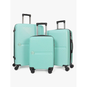 Luggage Set 3 Pieces -Suitcase Set - Luggage with Wheels - Check-in Luggage - PC + ABS Durable Suitcase Rotating Silent Wheels 3-Piece 20/24/28 Mint Green (mintgreen)