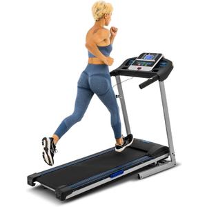 Premium Folding Smart Treadmill, Compact Design, 250+ LB Weight Capacity, Powerful Motor, XTERRA+ Fitness App Included with Purchase