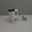 STANLEY Quencher ProTour Flip Straw Tumbler with Leakproof Lid | Built-In Straw & Handle | Cupholder Compatible for Travel | Insulated Stainless Steel Cup | BPA-Free (30 Ounces, Rose Quartz)