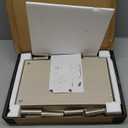 AX Waber Dual Monitor Riser - Adjustable Length & Angle, Wooden Stand for 2 Monitors with Storage