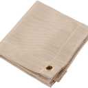 Hapivida Fireproof Mat, 11.8 x 11.8 inch Fiberglass Fire Pit Pad Under Grill Mat for Outdoor Deck Patio Protect Mat Protector