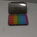 Odaro Weekly Pill Organizer 4 Times a Day, BPA Free Daily Pill Box 7 Day, Large Travel Pill Case with 28 Compartment to Hold Medicine, Vitamin and Supplement