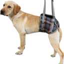 ROZKITCH Dog Lift Harness, Grid Pet Rear Support Aid Veterinarian Approved Sling for Old K9 Help with Poor Stability, Back Leg Hip Disabled Joint Injury Elderly Arthritis ACL Rehabilitation Rehab L