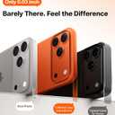 TORRAS for iPhone 17 Pro Case, Slim Fit, Ultra Thin Lightweight Minimal Design, Secure Grip & Silky Touch, Anti-Scratch Hard PC Cover for iPhone 17 Pro Phone Case 6.3in, OriginFit, Cosmic Orange