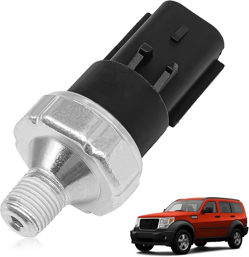 5149097AA Oil Pressure Sensor Switch Compatible with Liberty, Grand Cherokee, Commander, TJ Wrangler, Ram Dakota, Durango, Mitsu-bishi, Raider, Aspen Replace PS404 4868672AA 5149059AA