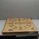 LEIKE Large LED Wall Clocks,Silent,Non Ticking,Battery Operated Rustic Round Modern Big Wood Wall Clock for Living Room, Bedroom,Kitchen,Farmhouse,Office,Home Decor -24" Black,LED,Arabic Number