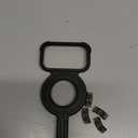 arc for iPhone 16 Promax Frameless case, Minimalist, Metal, Bumper, arc Pulse, Military Grade Aluminum Alloy Metal case, Compatible with MagSafe case (Black)