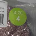 Eliza J Women's 3/4 Sleeve Sequined Satin Gown with Bow Detail (Mauve) Size 4
