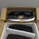 LED DRL Headlights Assembly Compatible with 2003-2006 Chevy Silverado/2003-2006 Avalanche without Factory Cladding Replacements Clear Reflector Black Housing