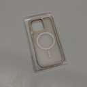 TORRAS for iPhone 16 Pro Case Translucent Matte Back/Desert Titanium Edge | Compatible with MagSafe, Military Grade Drop Protection, Stronger Magnetic, Shockproof Airbag, Color Button, Slim