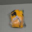 Lovelonglong Warm Dog Coat Double Layers Dog Vest, 4 Legs Covered Windproof Waterproof Reflective Warm Dog Vest Outdoor Skating Dog Costume for Corgis Dachshund Dog Yellow D-M