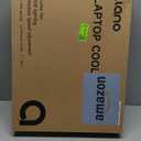 llano Gaming Laptop Cooler, V12 Laptop Cooling Pad Stand with 5.5inch Fan, Fast Cooling Computer Laptop 15.6-21in, Adjustable Speed, Touch Control, 3-Port USB A, A Mouse Pad Included