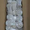 Stackable Closet Organizers and Storage 6 Cube Storage Organizer Closet Organizer for Bathroom Closet Storage for Wardrobe (11.8 x 11.8 x 11.8 Inch, White 1)