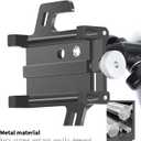for JL A Pillar Grab Handle Cell Phone Holder Adjustable Anti-Shake Stabilizer Phone Mount for 2018-2021 Jeep Wrangler JL JLU & Gladiator JT
