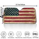 Car Windshield Sunshade American Flag Pattern with UV Block Car Front Window Heat Insulation Protection Foldable Sun Shade for Cars Trucks SUVs