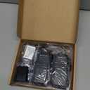 Retevis RT22 Walkie Talkies, Mini 2 Way Radio Rechargeable, VOX Handsfree, Portable, Two-Way Radios Long Range with Earpiece, for Family Road Trip Camping Hiking Skiing (2 Pack, Black)