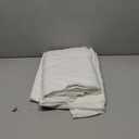 jinchan Linen Blend Light Filtering Curtains 38W x 96L Inch Beige for Living Room Farmhouse Boho Curtains Attached Valances Hooks Drapes 2-Panel Set