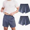 Incontinence Underwear for Men Washable Urinary Incontinence Boxer with Front Fly Regular Absorbency Mens Leak Proof Underwear 3XL