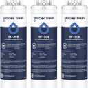 GLACIER FRESH WF3CB Refrigerator Water Filter Replacement for PureSource 3, 706465, WF425, PS3412266, AP4567491, 242017800 Refrigerator Water Filter, Pack of 3