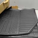 Rongtaod Floor Mats Compatible with 2021-2025 2026 Kia Sorento 6&7 Seats (not for Hybrid) Cargo Mat Cargo Liner Back Seat Cover 2024 Sorento Accessories (Trunk Mat with Backrest Mat+Floor Mats)