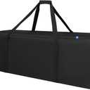 COOLBEBE 42" Sports Duffle Bag - 150L Extra Large Travel Duffel Luggage Bag with Upgrade Zipper, Sturdy & Water Resistant, Black (42inch)