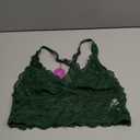 Avidlove Bralette for Women Racerback V Neck Camisoles Bra Non Padded Double-Layered Adjustable Strap Crop Top Green S