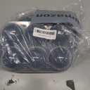 Samuelworld Large Ice Ball Maker with Lid, 12 x 2.5 Inch Ice Balls - Food Grade, Easy To Fill Round Silicone Ice Tray, Perfect Spheres Craft Ice Maker for Whiskey, Cocktails, Gifting - Grey