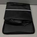 TOMKID Fireproof File Cabinet with Lock, Fireproof Document Organizer Collapsible File Box Filing Cabinet with Handle for Letter Legal Folder Certifications (Black) (Size: 16.1 x 12.9 x 11 inches)