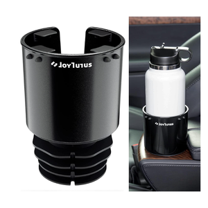 JOYTUTUS Large Stable Cup Holder Expander for YETI, Hydro Flask, Hold 18-40 oz Bottles and Mugs, Car Cup Holder Adapter with Adjustable Rubber Base