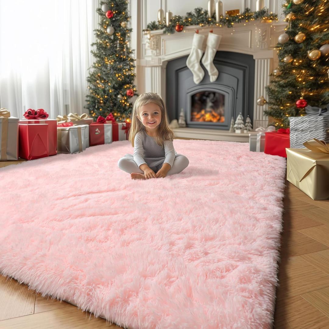 Pink Area Rugs for Bedroom Girls, 5x7 Machine Washable, Fluffy Fuzzy Shag Rug for Living Room, Kids Room, Kawaii Cute Baby Rug, Plush Indoor Floor Carpet for Teen, Nursery, Dorm, Home Decor Aesthetic Pink Area Rugs for Bedroom Girls, 5x7 Machine Washable, Fluffy Fuzzy Shag Rug for Living Room, Kids Room, Kawaii Cute Baby Rug, Plush Indoor Floor Carpet for Teen, Nursery, Dorm, Home Decor Aesthetic