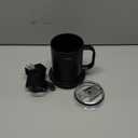 Rechargeable Self Heating Coffee Mug, Fast Heating & High Temperature, 14 Oz App-Controlled Heated Coffee Mug, 1F Precise Temperature Control Smart Mug Warmer for 150 Min Use, Black