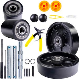 CRWON PTH50 Pallet Jack Wheel Replacement Kit Set Complete