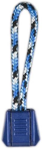 Paracord Planet Zipper Pulls Combinations Choose from 5, 10 and 20 Pack Sizes (Blue Snake/Blue, 10 Pack)