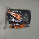 VIVOSUN 12-Pack 6.5 Inch Gardening Scissors Hand Pruner Pruning Shear with Straight Stainless Steel Blades Orange