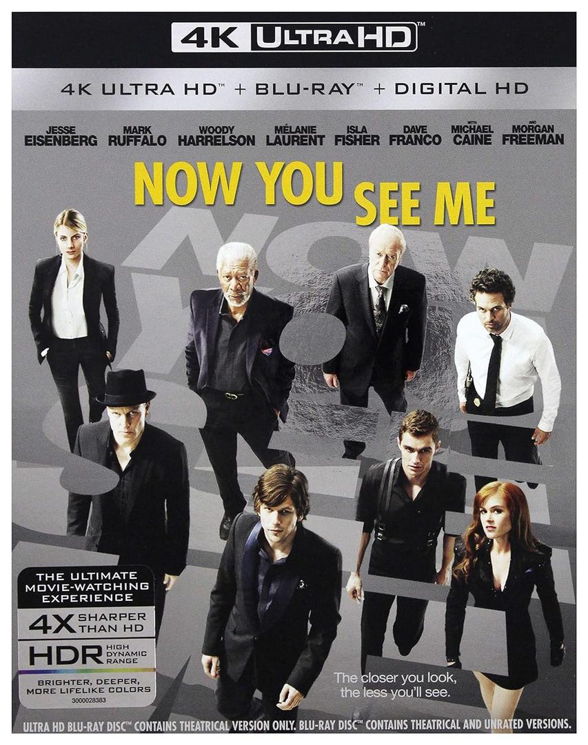 Now You See Me [4K Ultra HD + Blu-Ray + Digital HD]
