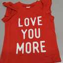 NEWKA Family Valentines Shirts Couples Matching Valentine T-Shirt Love You More Mommy and Me Tee Tops 110-3T