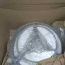 Luxury Crystal Chandelier,6-Light Semi-Flush Mount Ceiling Fixture, 20"
