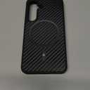 Magnetic for Galaxy S24 Case, [Compatible with MagSafe][Military-Grade Drop Protection] Carbon Fiber Pattern, Shockproof Protective Phone Case Hard Back Cover for Galaxy S24 Case, Black