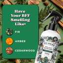 2 x Poo-Pourri Furrest Fresh Dog Deodorizing Spray, 8 Fl Oz Grooming Perfume for Dog Coat, Pet Odor Neutralizer with Essential Oils, Vet Recommended, Paraben & Sulfate-Free Fir, Amber, & Cedarwood Scent