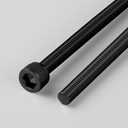 180pcs M3 x 35mm Hex Socket Head Cap Screws Bolts, 12.9 Grade Alloy Steel, Black Oxide Finish, Allen Socket Drive, Full Threads,with Hex Spanner