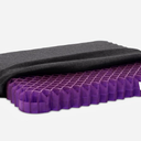 Purple Royal Seat Cushion, Portable 2 Inch Gel Seat Cushion, GelFlex Grid Handles for Car, Office Chair, Stadium - Pressure-Reducing for Hard Seats, Temperature-Neutral, No-Slip - Made in USA (Royal)