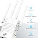 WiFi Extender, WiFi Extender Signal Booster, WiFi Booster, Covers Up to 13888 Sq.ft and 150+ Devices, Dual Band Wireless Repeater, WiFi Repeater, WiFi Extenders Signal Booster for Home