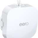 HomeMount Made for eero Pro 6/6e Wall Mount - Secure & Sleek Cable Management, Compatible with eero Pro 6/6e, Durable ABS Material, Easy Installation (White)